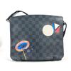 N41054 Damier Graphite Stickers District PM Crossbody Shoulder Bag