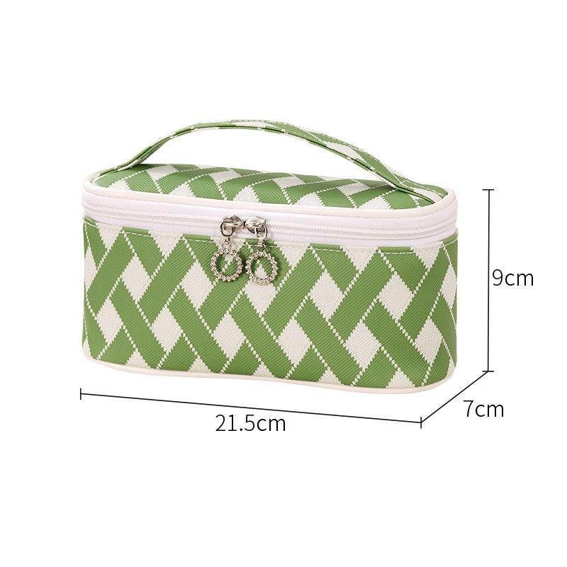 Cosmetic Pouch Portable Large Capacity Waterproof Storage Bag Urban Style Simple