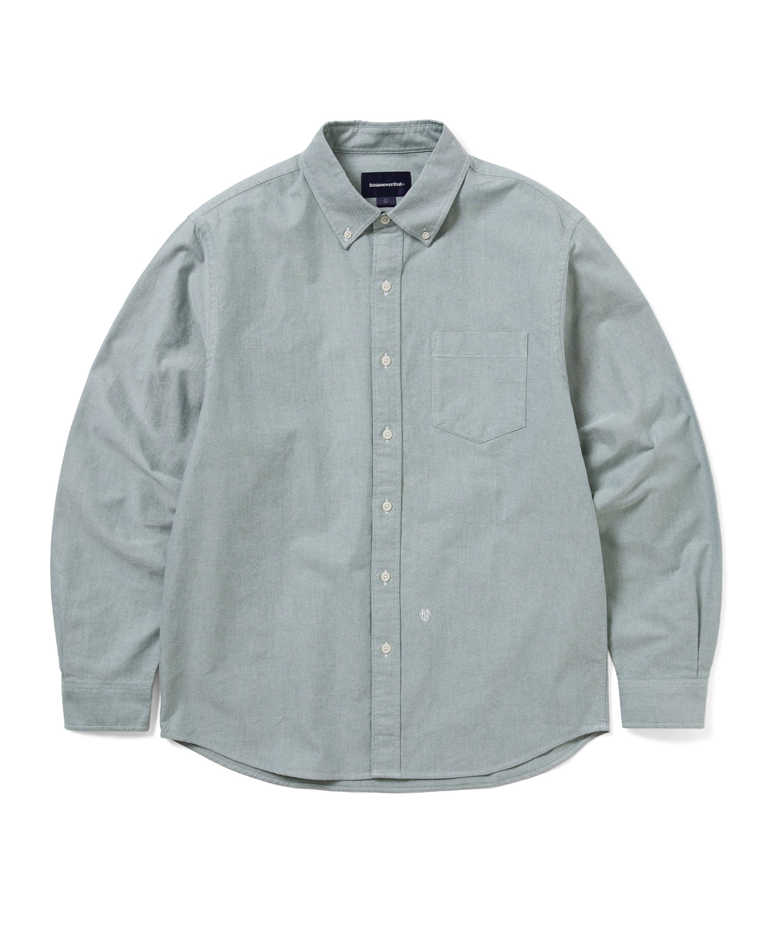 This Is Never That Oxford Shirt Green S