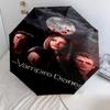 Moonlit Secrets Shadows Folding umbrella Suitable for all seasons Umbrella travel Three folds Umbrella