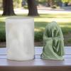 DIY Wizard Robe Candle Silicone Mold for Resin Casting, Plaster Figurine Craft, Theme Decorations, Home Decor