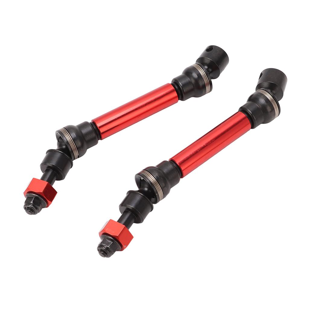RC Drive Shaft Set Aluminum Alloy Steel Front Rear Drive Shaft RC Accessories for Arrma 1 10 3S Senton Red