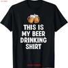 This Is My Beer Drinking T Shirt Funny Lover Vintage Stylish Stretched Comfortable Homme Streetwear Fashion Graphic