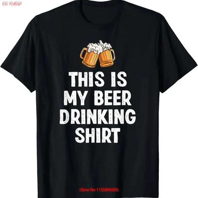 This Is My Beer Drinking T Shirt Funny Lover Vintage Stylish Stretched Comfortable Homme Streetwear Fashion Graphic