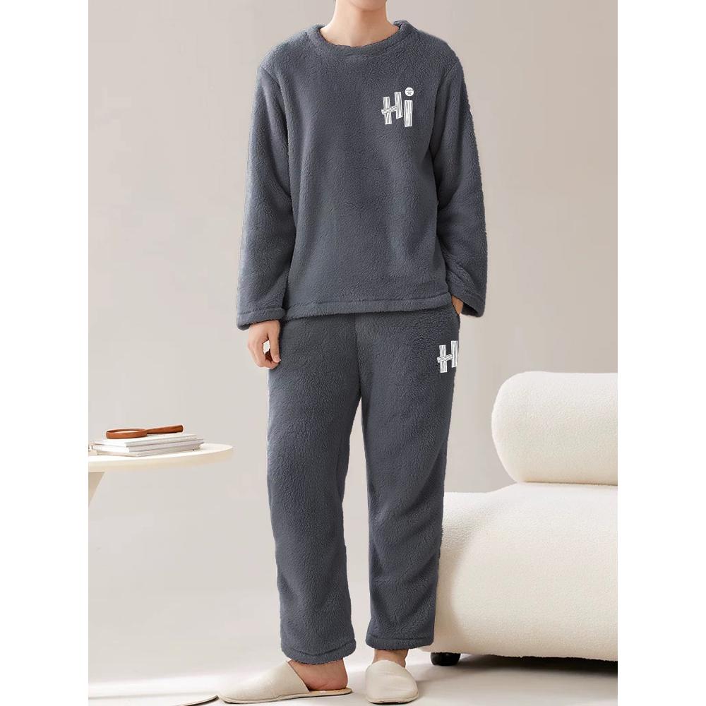 

Warm & Low-Maintenance, Men s Flannel Pajama Top, Perfect for Holiday Nights & Family Time XXL сірий