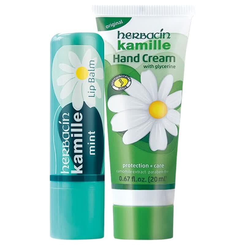 Kamill Peppermint Lip Balm & Classic Hand Cream Set