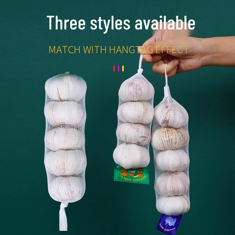 

Ginger and Garlic Mesh Bags with Free Shipping Ginger net with white label, 100 pcs