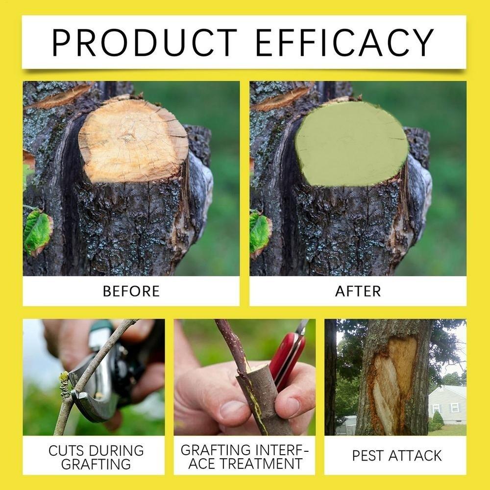Smear Agent Tree Wound Sealant with Brush Plant Restoring Sealant New Pruning Compound  Tree Care