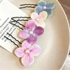 Summer Floral Double Pearl Hair Clip – Beachside Duckbill Accessory