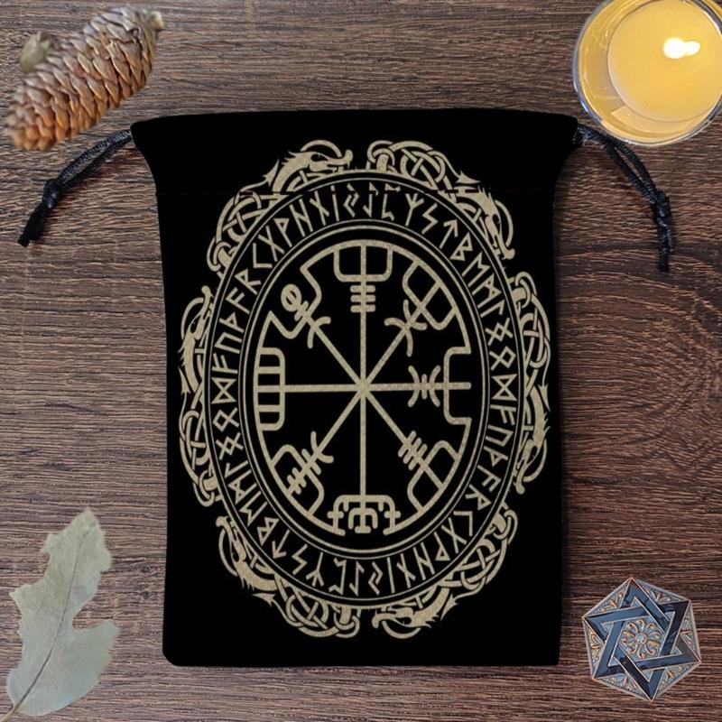 Mini Jewelry Dices Card Gift Bag Drawstring Pouches Bag Divinations Tarots Bag