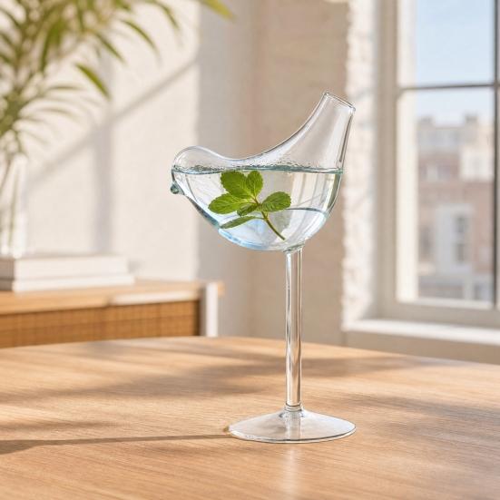Nostalgie Bird Cocktail Glass, with Stable Base, 150ml Capacity Drinking Elegant And Versatile Wine Glass for Party Wedding