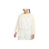 Nike Sweatshirts Women's White Crew Neck Moderate Nipped In Waist FB8685-133