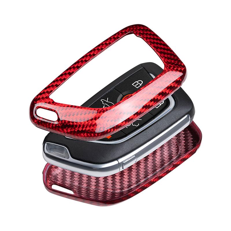 Carbon Fiber Car Smart Key Remote Key Fob Shell Case  Accessories For Chevrolet C8 Corvette Z51 Stingray Z51 Z06 -2025