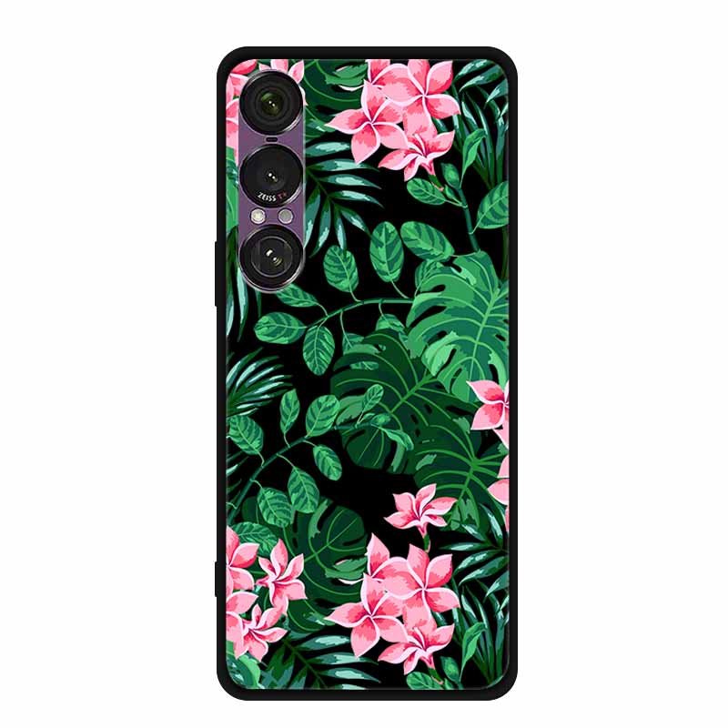 Pro pouzdro na telefon Sony Xperia 1 VII 2025 Kreslené kočky TPU Měkké černé silikonové zadní krycí pouzdro Pro Sony Xperia 1VII 6.5" Pouzdro Funda