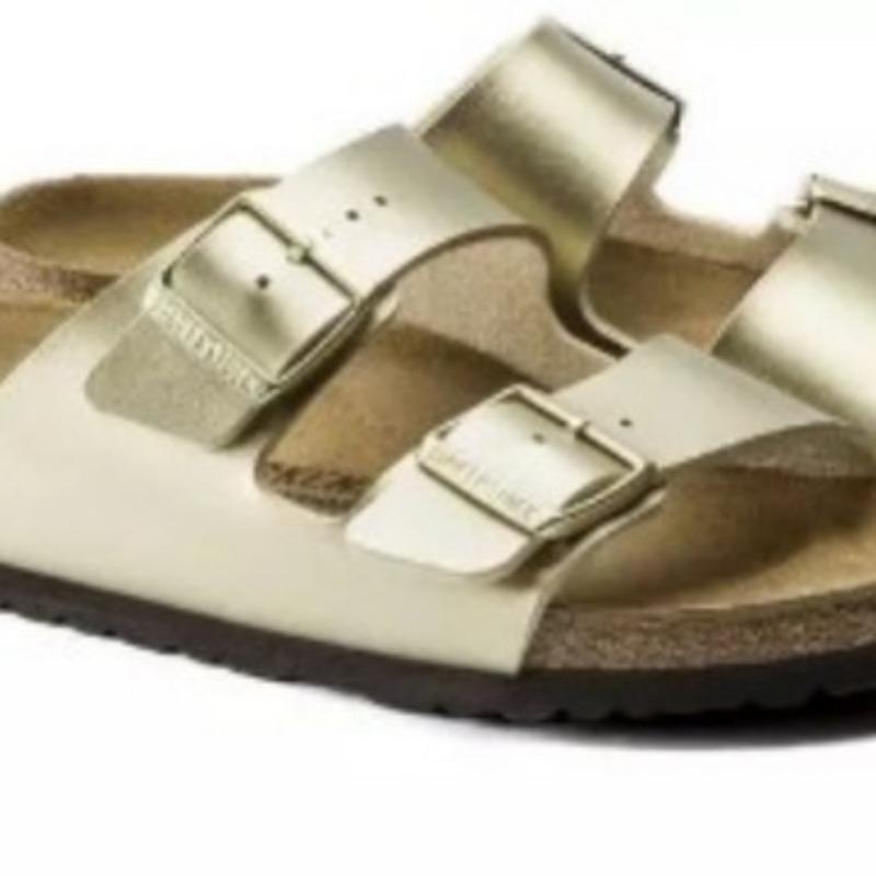 New Thick-soled Belt-buckle One-shoulder Slippers for Women, Large-sized Flat One-shoulder Shoes