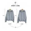 The Pink Unisex Oversized Basic Solid Hoodie 12 Colors 2 Lengths