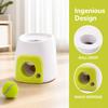 2Pcs Durable Dog Ball Rolling Machine Elastic Tennis Ball Interactive Pet Toy  Pet Exercise