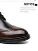 Herren-Arbeitsstiefel mit hohem Schaft, Color-Block-Leder, Spitz zulaufend, Britischer Stil