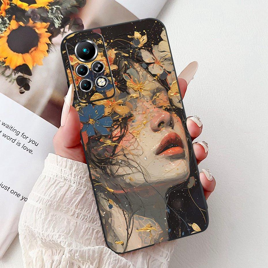 Fashion Painting Case For Infinix Note 11 Pro 11s Note11 Soft Silicone Phone Cases For Infinix Note11s 11 11Pro Covers Bumpers