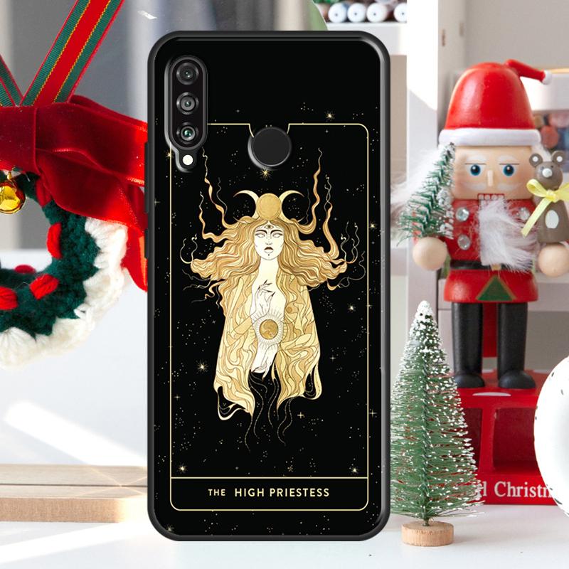 Witches Moon Tarot Mystery Totem Case For Huawei P30 Lite P40 P50 P20 Pro P Smart 2021 Nova 5T Nova 9 Honor X9 X8 X7 50