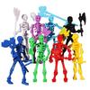 Skull Man Multi-Joint Movable DIY Assembly Bone Figurine