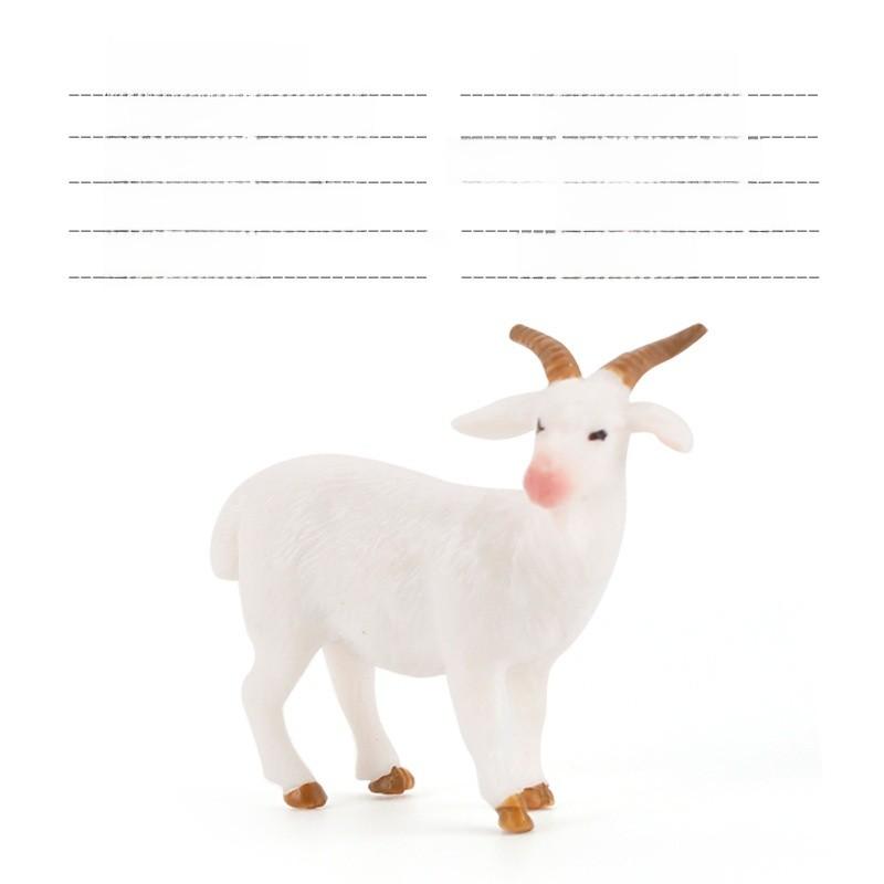 Farm Animal Sheep And Rabbits Pvc Figures Collection With Durable Material For Kids Playrooms And Classroom Use