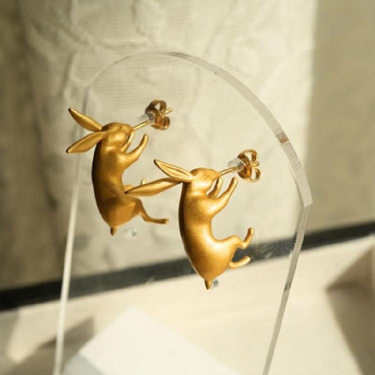 Fashionable Rabbit Jewelry Earrings Jewelry Trendy Accessories Statement Accessory For Casual Or Formal Wear