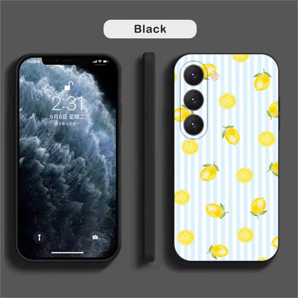 Style Lemon Phone Case For Samsung Galaxy A52 A42 A32 A22 A12 A02S A72 A73 A51 A41 A31 A21S A71 A40 A30S A20S