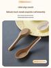 Biodegradable Rice Husk Chinese-Style Spoon: Disposable, Food-Grade for Porridge, Soup, Condiments, Dessert, and Takeout.