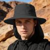Sunscreen hat men's new sunshade fishing hat sun hat men's large brim UV protection bucket hat