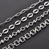 Creative Geometric Stainless Steel Link Neck Chain Necklace for Women Men Copper Color Collar Choker Metal Jewelry Accessories