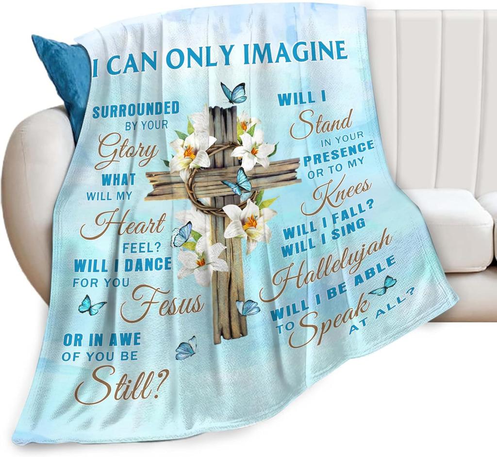 Horse Blanket Cute Horses Flowers Decor Throw Blanket Gifts for Animal Lover Warm Soft Plush Lightweight Fleece Flannel Blanket