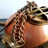 45.72 cm Scuba Diving Helmet Hanging Lamp Copper Plated Hanging Lamp Light Gift