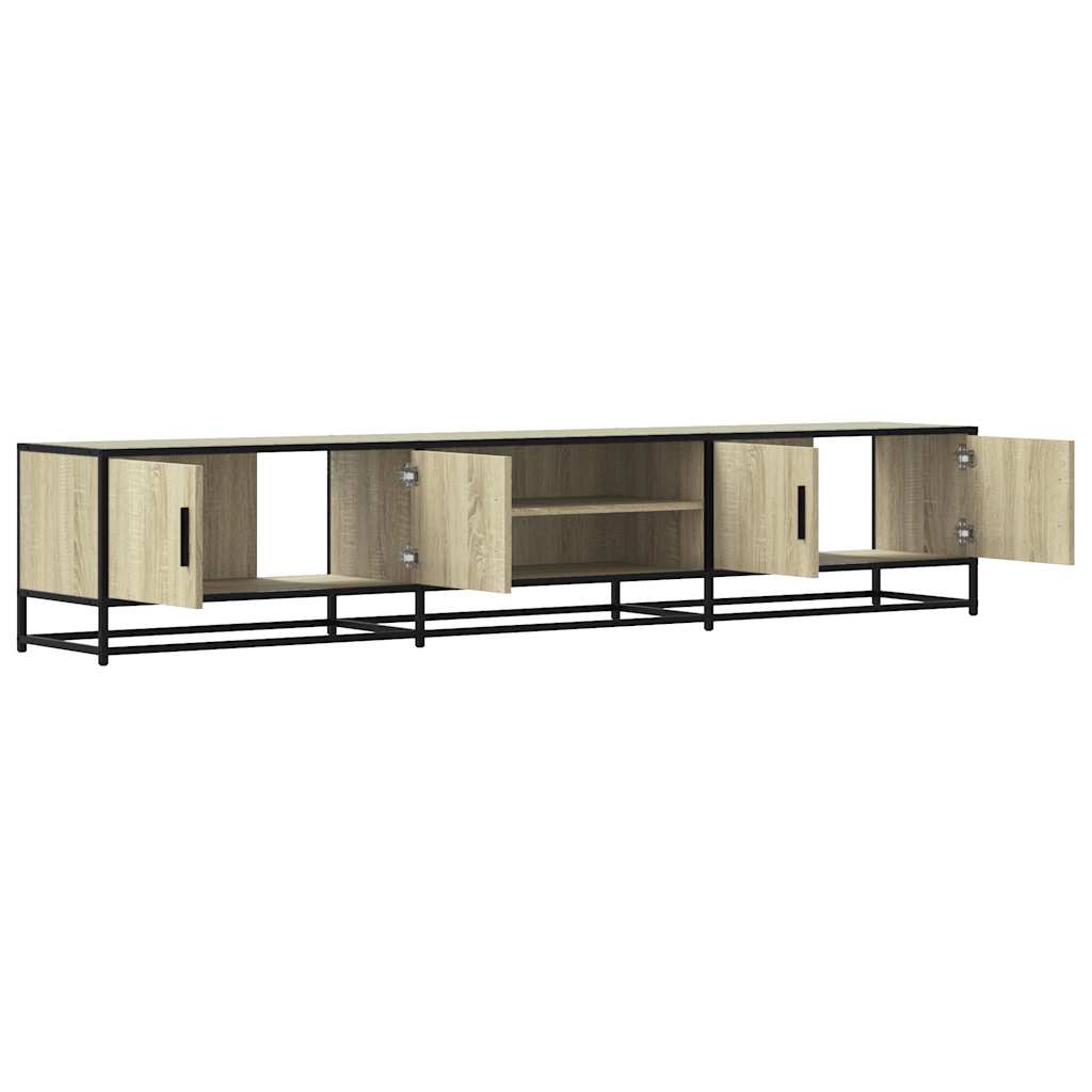 Vidaxl Szafka Pod Tv, Dąb Sonoma, 210X35X41Cm, Materiał Drewnopochodny