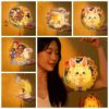 Cartoon Rabbit Lanterns Glowing Lantern DIY Material Package Mid-Autumn Festival Lantern  Kids