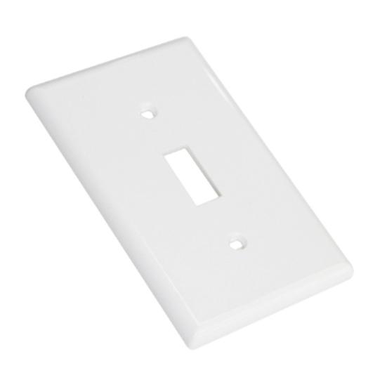 Toggle Switch Panel Single Gang Unbreakable Modern White Heavy Duty Decorative Plastic American Wall Plate Outlet Cover Home Supplies