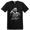 T-shirt da Calcio Bruno Fernandes Ritratto Grafica per Fan Giorno della Partita Maglietta da Supporter Regalo