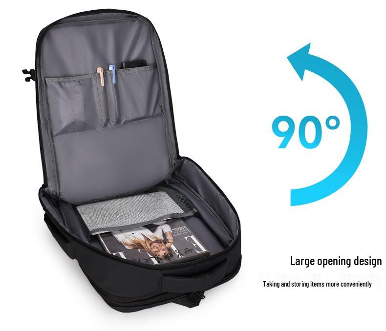 Expandable Water-Repellent Multifunction Travel Backpack with Large Capacity