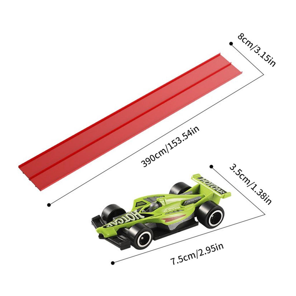 Assembly Gravity Powered Racing Track Car Toy With Customizable Track For Kids STEM Learning Craft Ability Improve