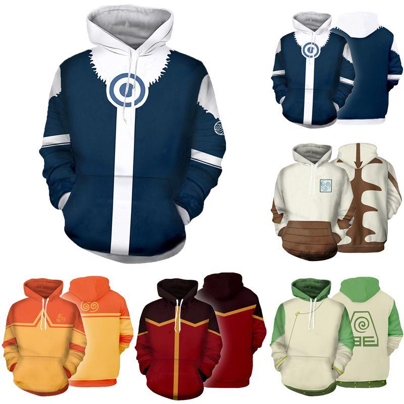 Luxurious Avatar The Last Airbender Hoodie Cosplay Costume Sweatshirt For Ultimate Comfort
