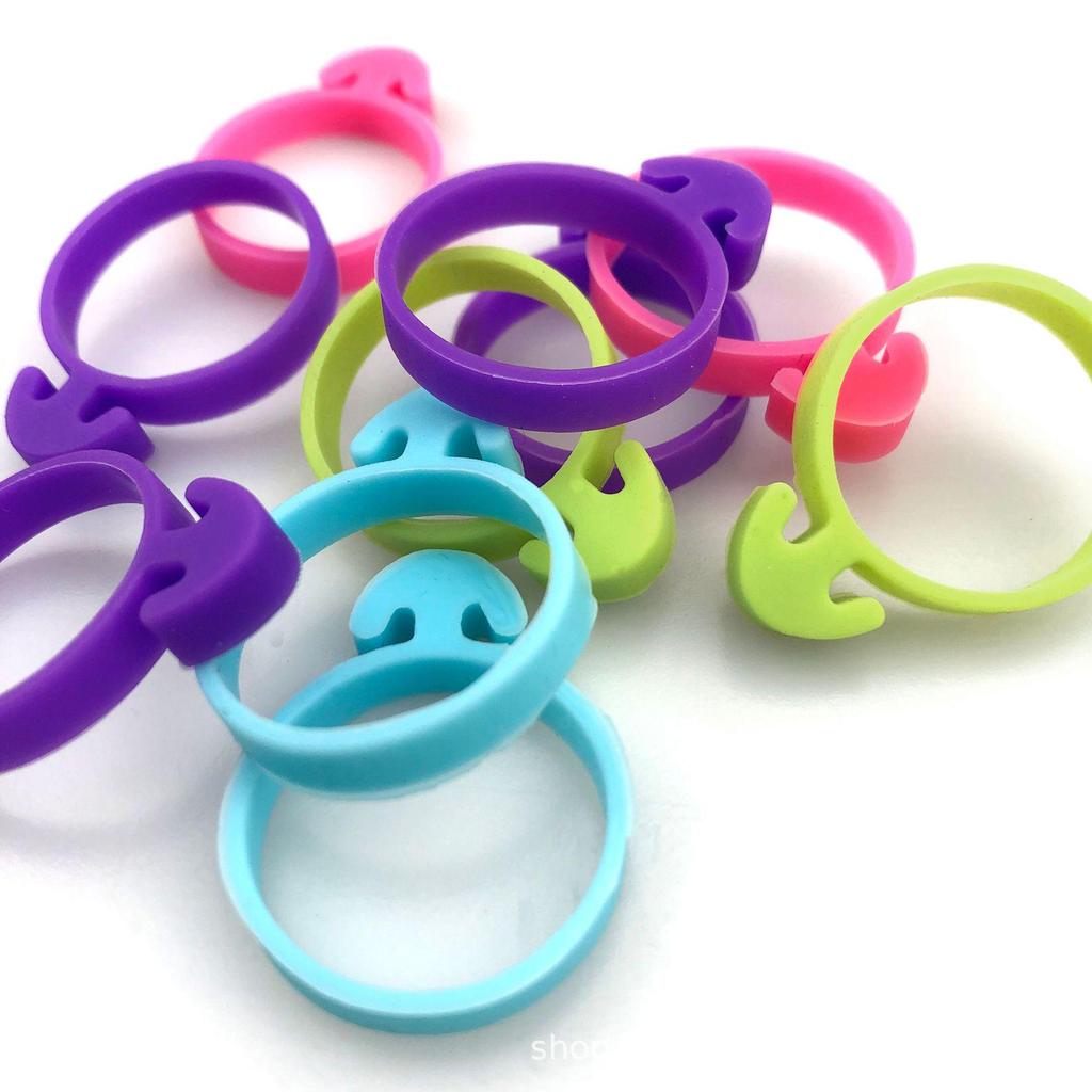Multicolor Silicone Cream Piping Bag Fixing and Sealing Ring