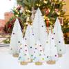 15-30CM Christmas Silk Cedar with Colorful Bells Artificial Xmas Pine Tree  Party Favors