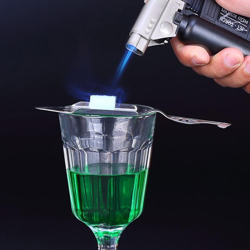 Paslanmaz Çelik Absinthe Kaşığı Kokteyl Bar Gereçleri Acı Kaşığı Süzgeç Kaşık