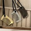 Hair Comb Pendant Necklace for Long Hair and Bangs Velvets Ribbon Sweater Chain Jewelry for Women Party Accessories