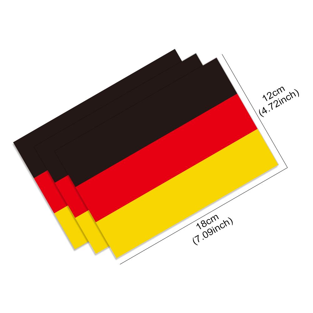 Various Size German Germany Flags Stickers Graphics Decor Decal for Cars Window Phone Laptop Helmet Motorcycle Accessories Cover