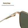 Trendy Women's Polarized Sunglasses 8711: High-End Metal Frame, UV Protection, Perfect for Driving and Style