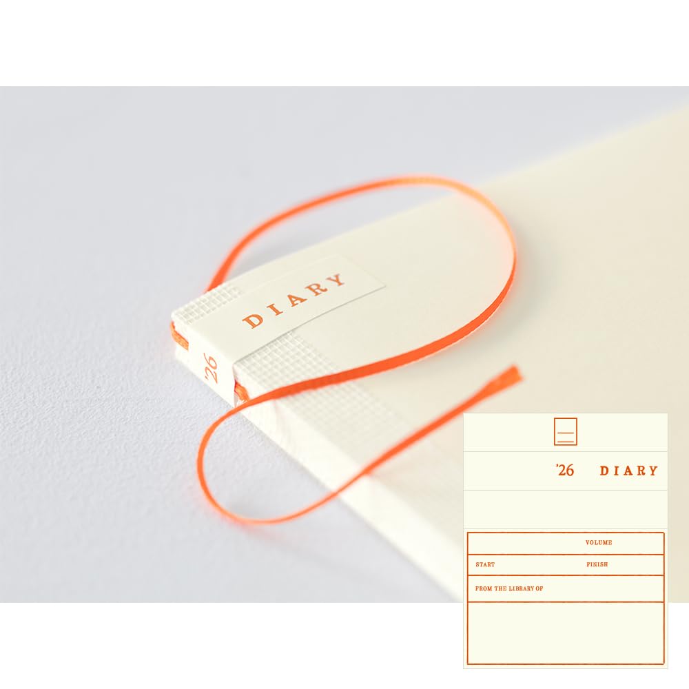 Midori MD Notizbuch Tagebuch 2026 Monatsplaner Taschenbuch 22404006 Beginnt Dezember 2025