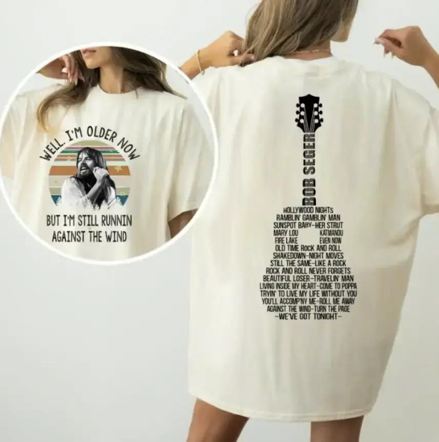 Against The Wind Shirt, Bob Seger Shirt, Classic Rock Fan Gift, Retro 70s Rock Band Tee, Well I m Older Now Sweater S