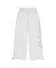 Gillaakaibeu Side Cross Logo Sweatpants_White