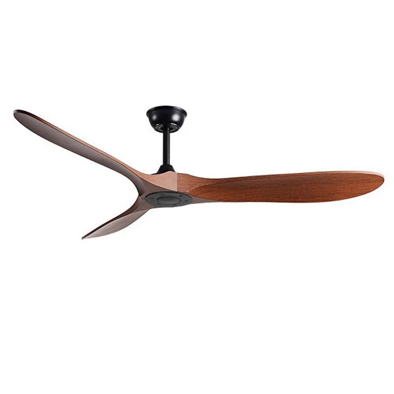 Ventilator de tavan de 52 de inci nuc, telecomandă cu lumină reglabilă, 3 pale de ventilator motor DC reversibil ventilator de tavan